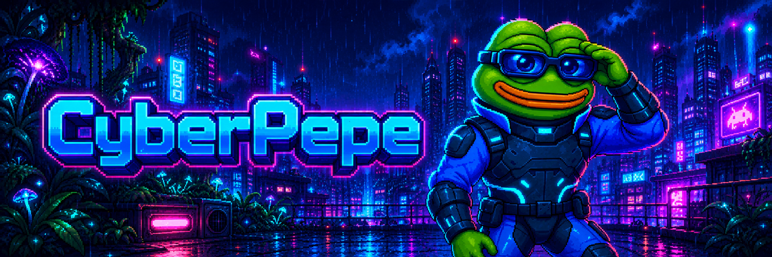 CyberPepe banner artwork